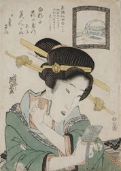 Das Bien Senjoko Gesichtspuder, ca. 1824