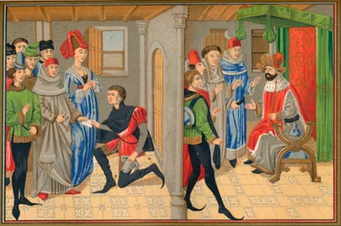 Szene aus der Geschichte von Renaud De Montauban, 15. Jahrhundert, 1849