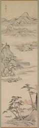 Landschaft mit Booten, späte 18. - frühe 19. Jahrhundert