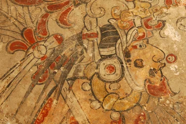 Maya; Maya-Wandmalereien; San Bartolo; Guatemala; Dr. Bill Saturno, 2002