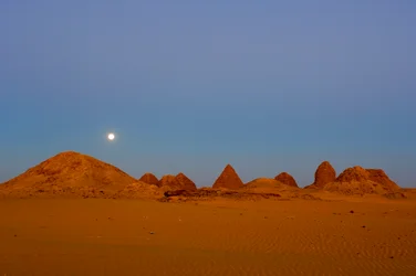 Taharka-Pyramide, Aspelta-Pyramide, 25. Dynastie Begräbnisstätte, Nuri, Sudan, Nubien, 2007 (Foto)