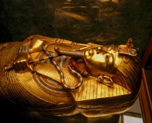 Tal der Könige, Goldener Sarg, Tutanchamun, der seine Mumie enthielt, Ägypten