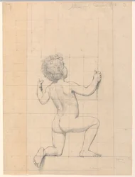 Studie für "Genius," "Die Künste," Library of Congress, Washington D.C.