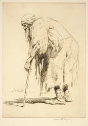 Algerischer Bettler