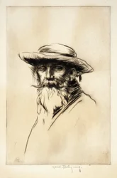 Kopf eines alten Mannes