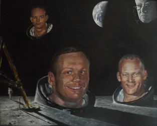 Monumente auf dem Mond