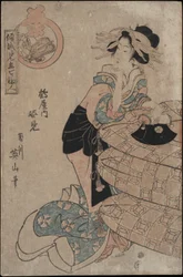 Kurtisane Sugatami im Tsuruya-Haus