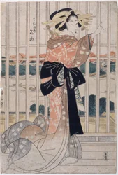 Die Kurtisane Meizan aus dem Chōjiya