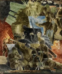 Krieg (Wandbildstudie, Kriegsministerium, Washington, D.C.)