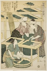 Nr. 3, aus der Serie "Frauen in der Seidenraupenzucht"