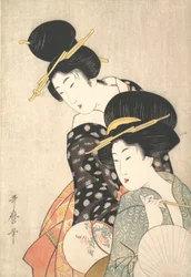 Zwei Frauen, ca. 1790