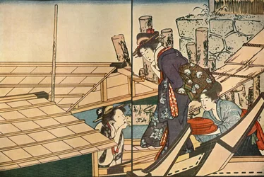 Frauen auf einem Boot, 1801, 1924