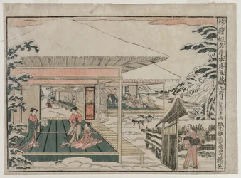 Chushingura: Akt IX aus der Serie Perspektivbilder für Das Schatzhaus der Loyalität, ca. 179