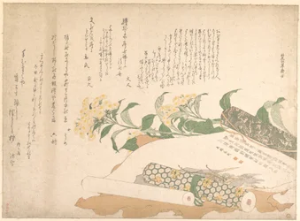 Gänseblümchen und zwei Makimono