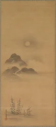 Minamoto no Nakakuni besucht Lady Kogō