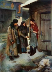 Einen Besuch bei ihrem Sohn abstatten