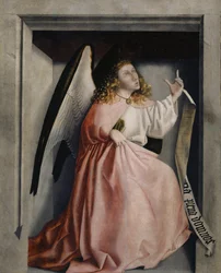Der Engel der Verkündigung vom Heilspiegel-Altar