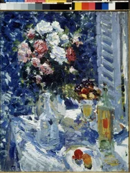Blumen und Früchte