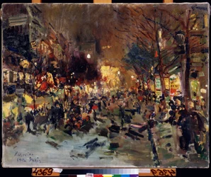 Großer Boulevard in Paris