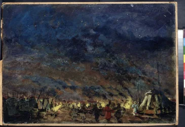 Das Polowetzer Lager (Bühnenbild für die Oper Fürst Igor von Alexander Borodin)