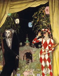Harlekin und Tod