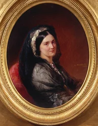 Porträt der Gräfin Natalia Pawlowna Stroganowa 1796-1872, 1864