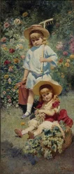 Porträt der Kinder des Künstlers, 1882