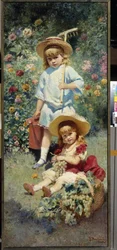 Porträts der Kinder des Künstlers