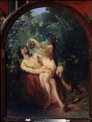 Satyr und Nymphe