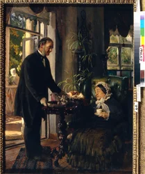 Eine Burgherrin