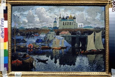 Die Brücke in Nowgorod