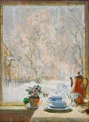 Durch das Fenster im Winter, 1945