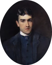 Lucien Guitry, von Konstantin Egorovich Makovsky (1839 – 1915)