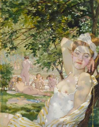 Badende in der Sonne, 1930