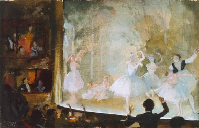 Russisches Ballett, Champs-Elysees: Les Sylphides, 1932