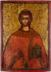 Heiliger Laurentius - Ikone von Konstantinos Adrianoupolitis