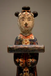 Dekorative Figur eines Grabes