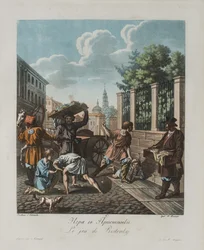 Das Pristenok-Spiel, ca. 1812
