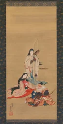 Die legendäre Kaiserin Jingu, Mitte des 19. Jahrhunderts