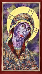 Lila Madonna-Ikone