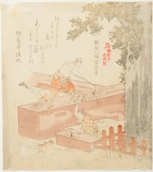 Bau des Tsurugaoka-Hachimangu-Schreins