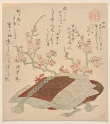 Kapitel IV: Eine Geschichte von romantischer Einsamkeit, aus der Serie Geschichten von Ise von der Asakusa Poesiegruppe und Shunman