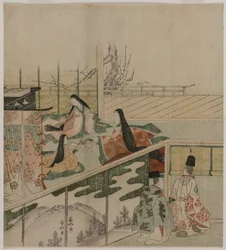 Hofdamen machen Puppen, 1790er Jahre