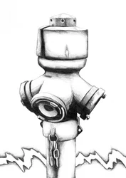 Detaillierter Hydrant