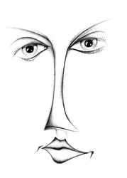 Rätselhaftes Gesicht