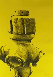 Ikonischer Gelber Hydrant
