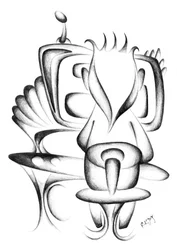 Surreale organische Formen