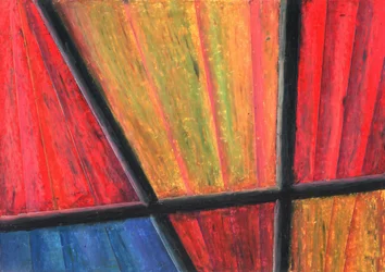 Lebendige Geometrische Farbtöne