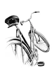 Vintage Fahrrad Skizze