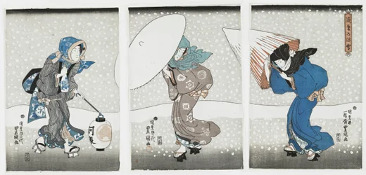 Starker Schneefall am Jahresende